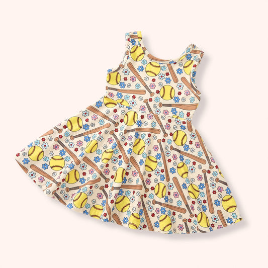 Softball Stitches Dress By Pete + Lucy