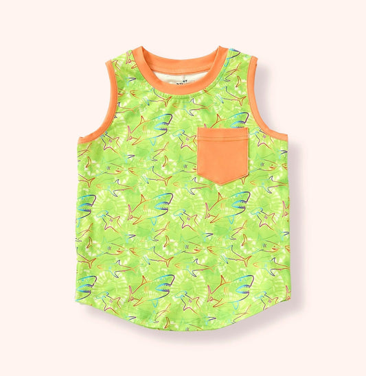 Pre-Order Fin Frenzy Top By Pete + Lucy