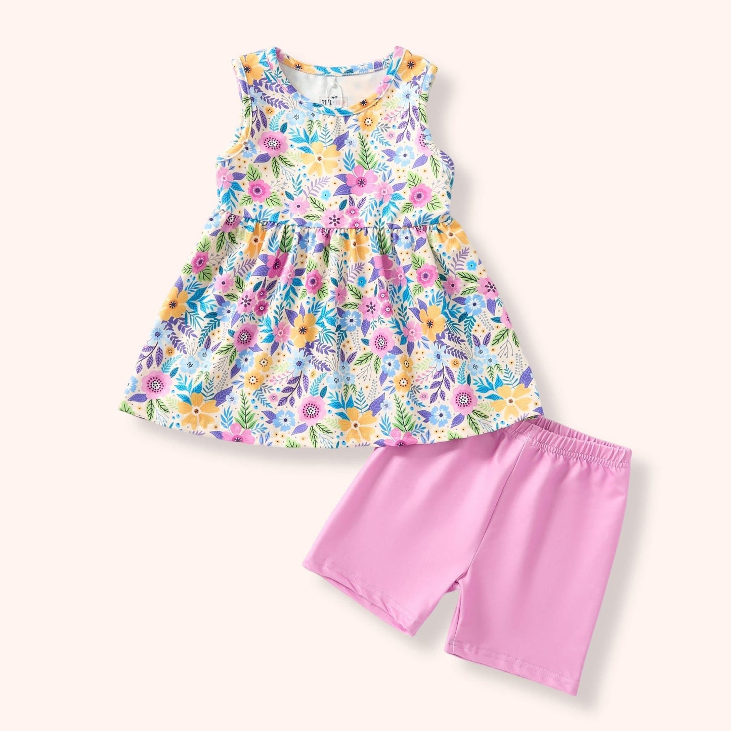 Sunlit Petals Short Set By Pete + Lucy