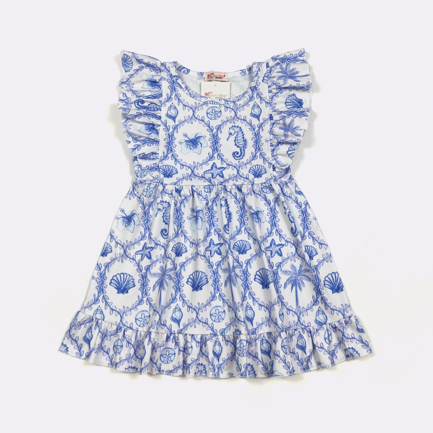 Ocean Blues Dress By Clover Cottage