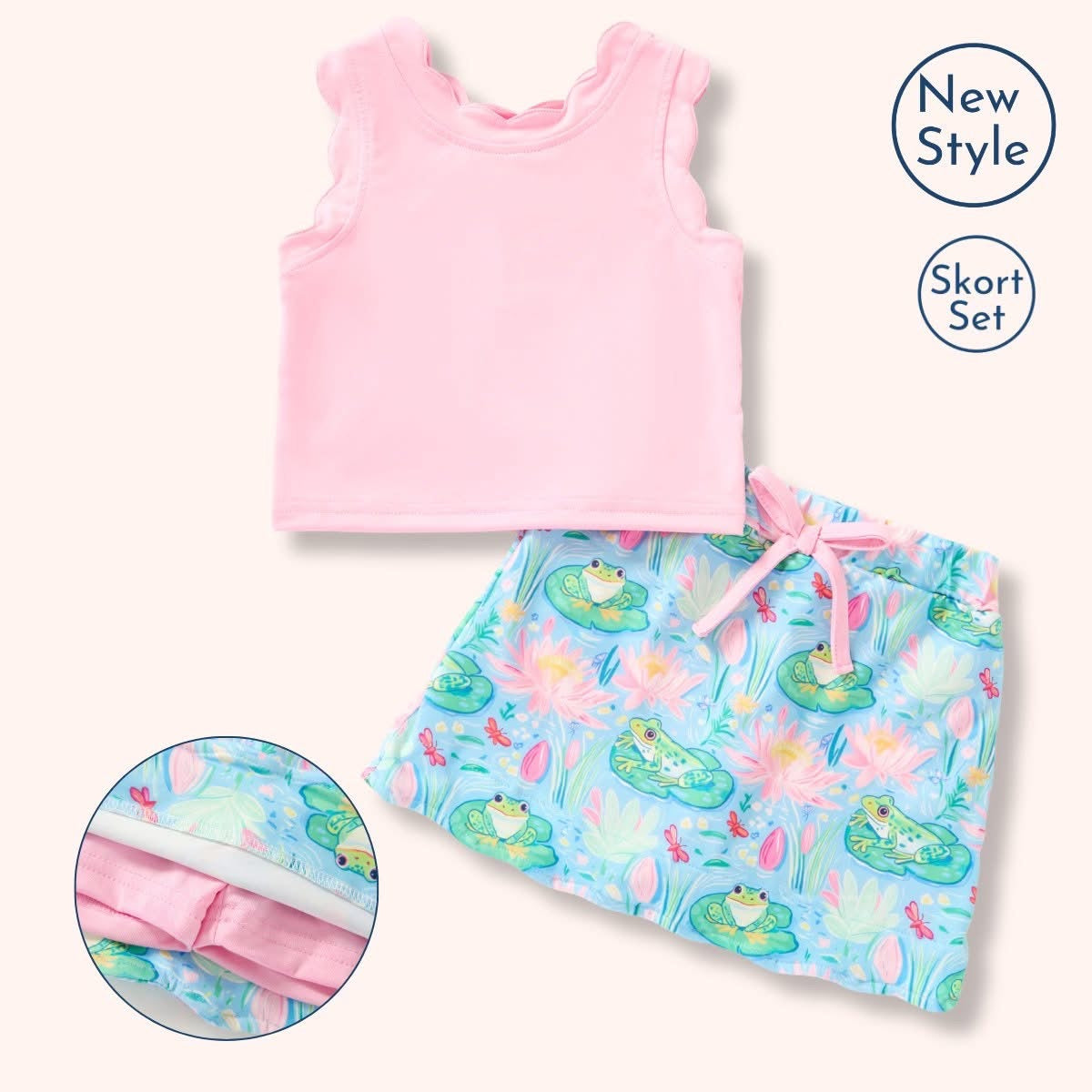 Preppy Pond Skort Set By Pete + Lucy