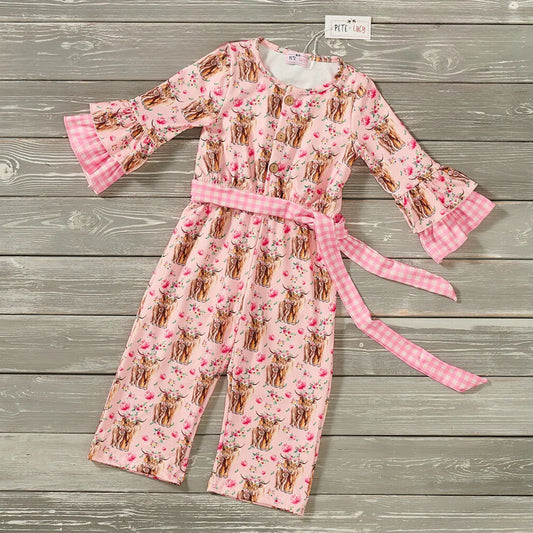 Cows & Roses Jumpsuit by Pete + Lucy
