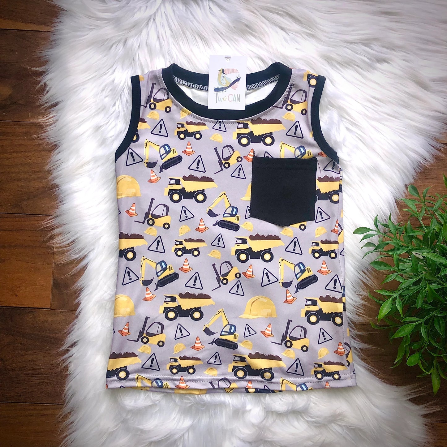 Boys at Work Pocket Tank By TwoCan