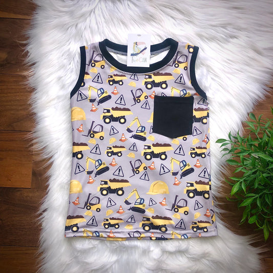 Boys at Work Pocket Tank By TwoCan