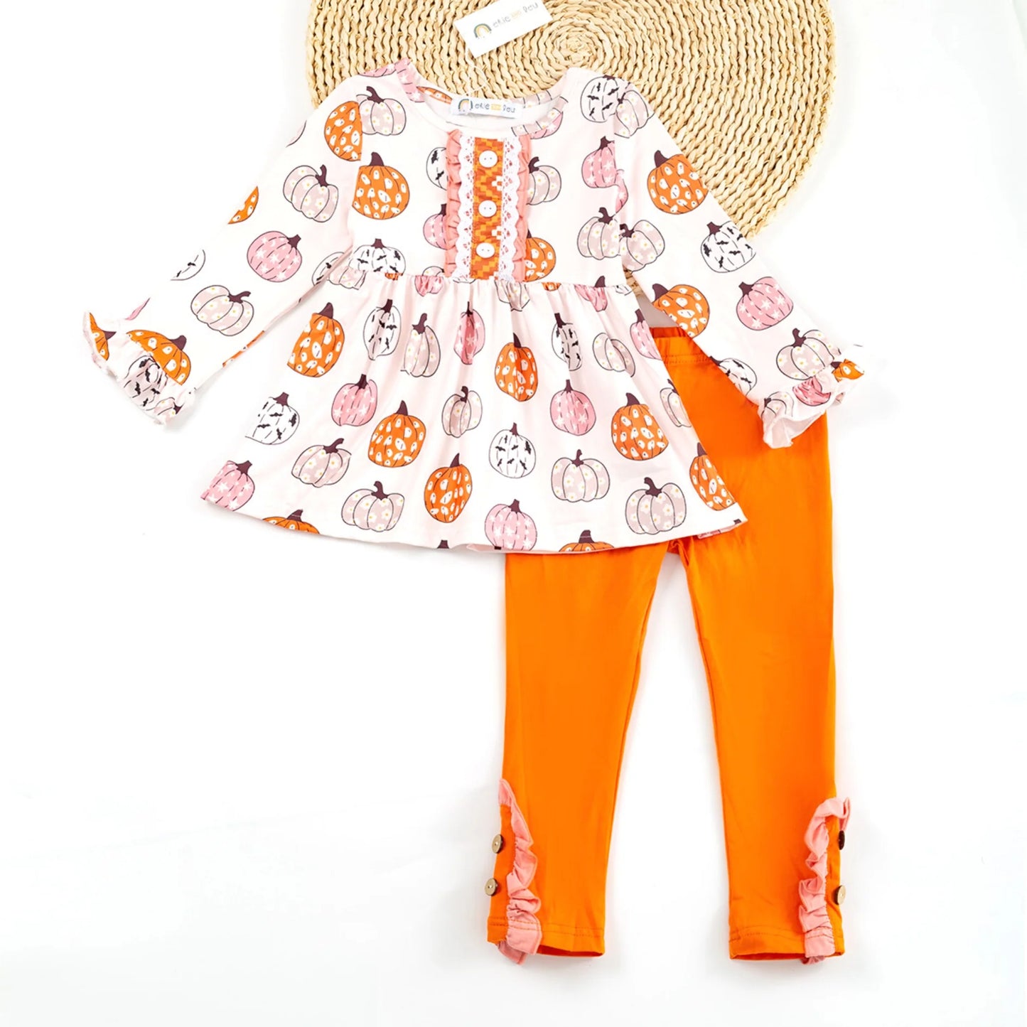 Pumpkin Spice & Everything Nice Pants Set by Okie & Lou