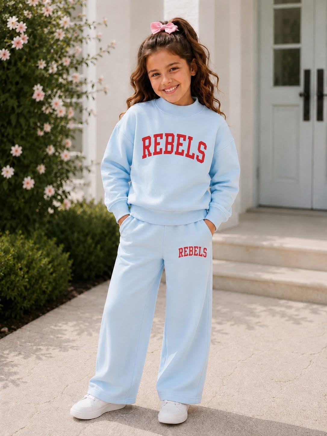 Rebels Youth Mock Neck Set