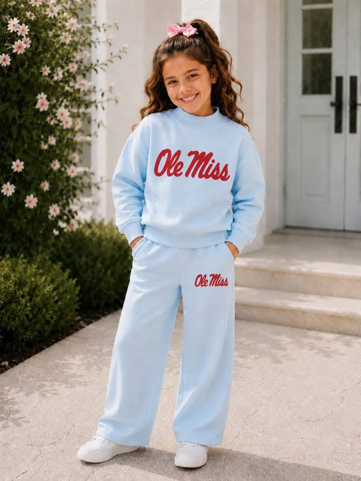 Ole Miss Mock Neck Set