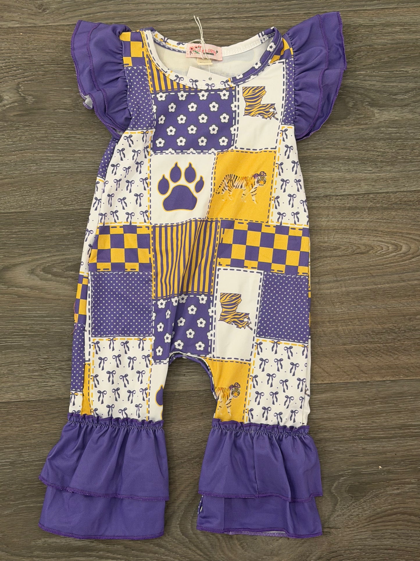 Louisiana Infant Romper By Clover Cottage