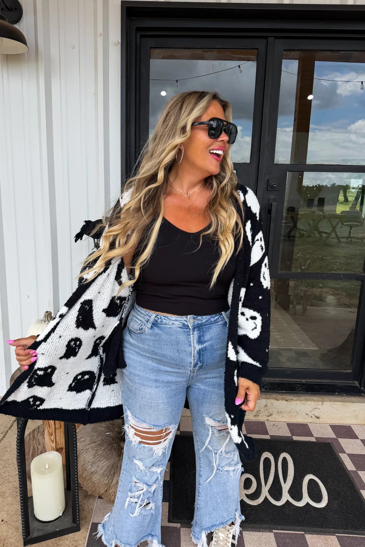 Pre-Order Boo Crew Reversible Cloud Cardigan By Blakeley