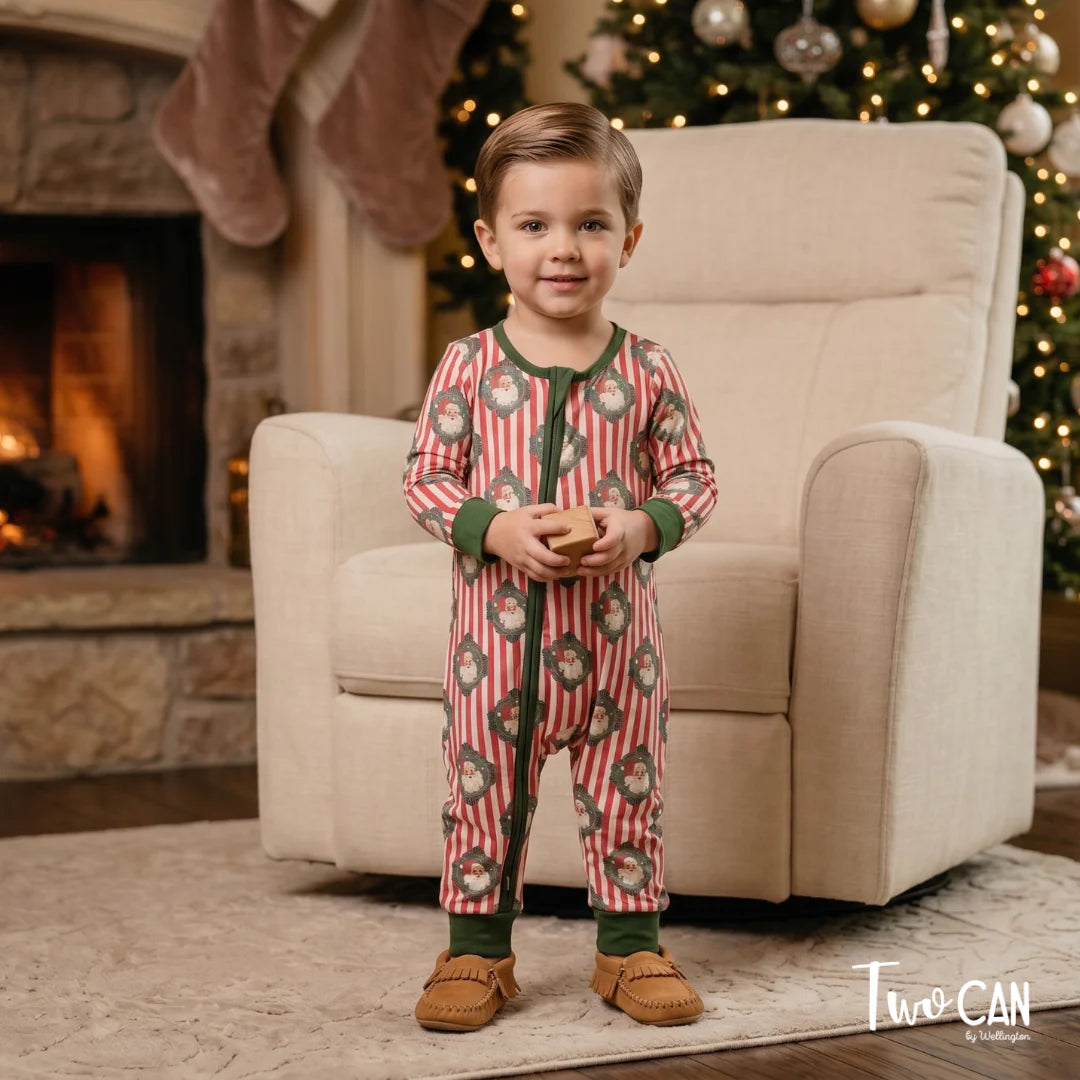 Pre-Order Jolly Old St. Nick Infant Romper By TwoCan