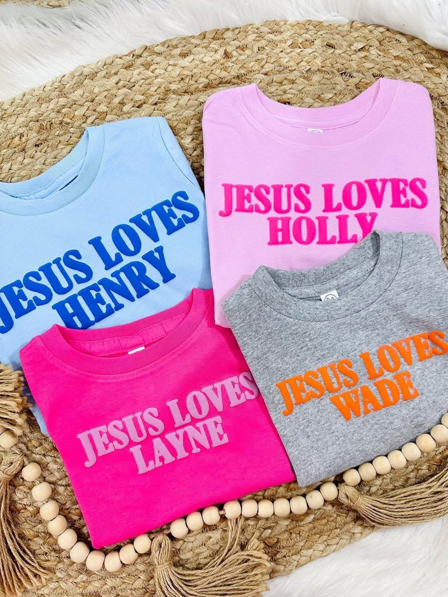 Jesus Loves _____ Puff Ink Tee