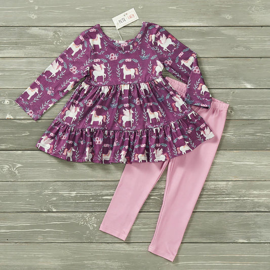 Unicorn Blossoms Pant Set by Pete + Lucy