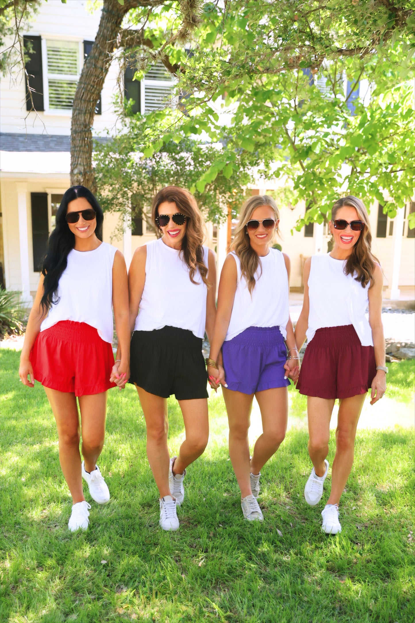 PREORDER- Sunny Strolls High Waisted Shorts- Black