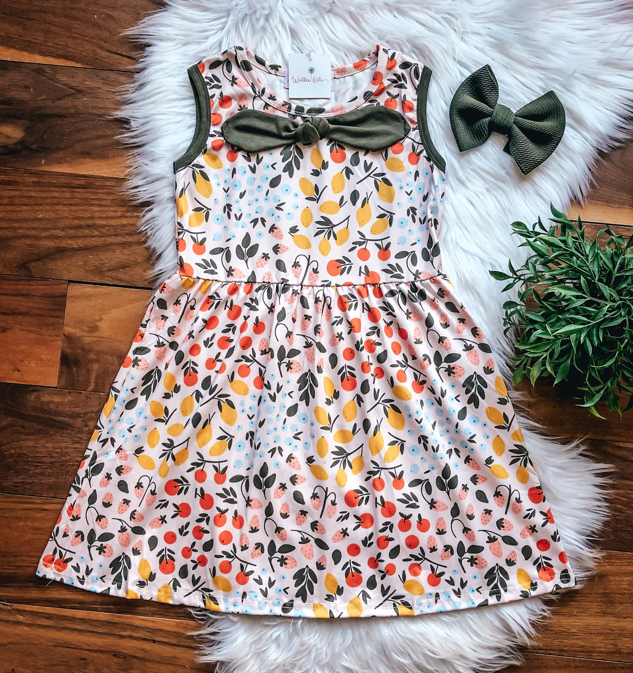 Summer Fruits Dress by Wellie Kate