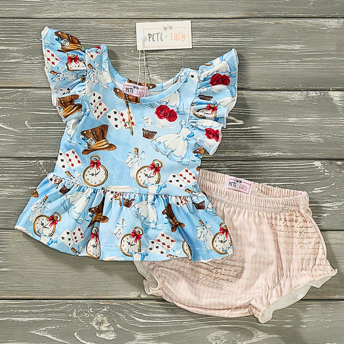Oh Wonderland! Bummie Set by Pete + Lucy