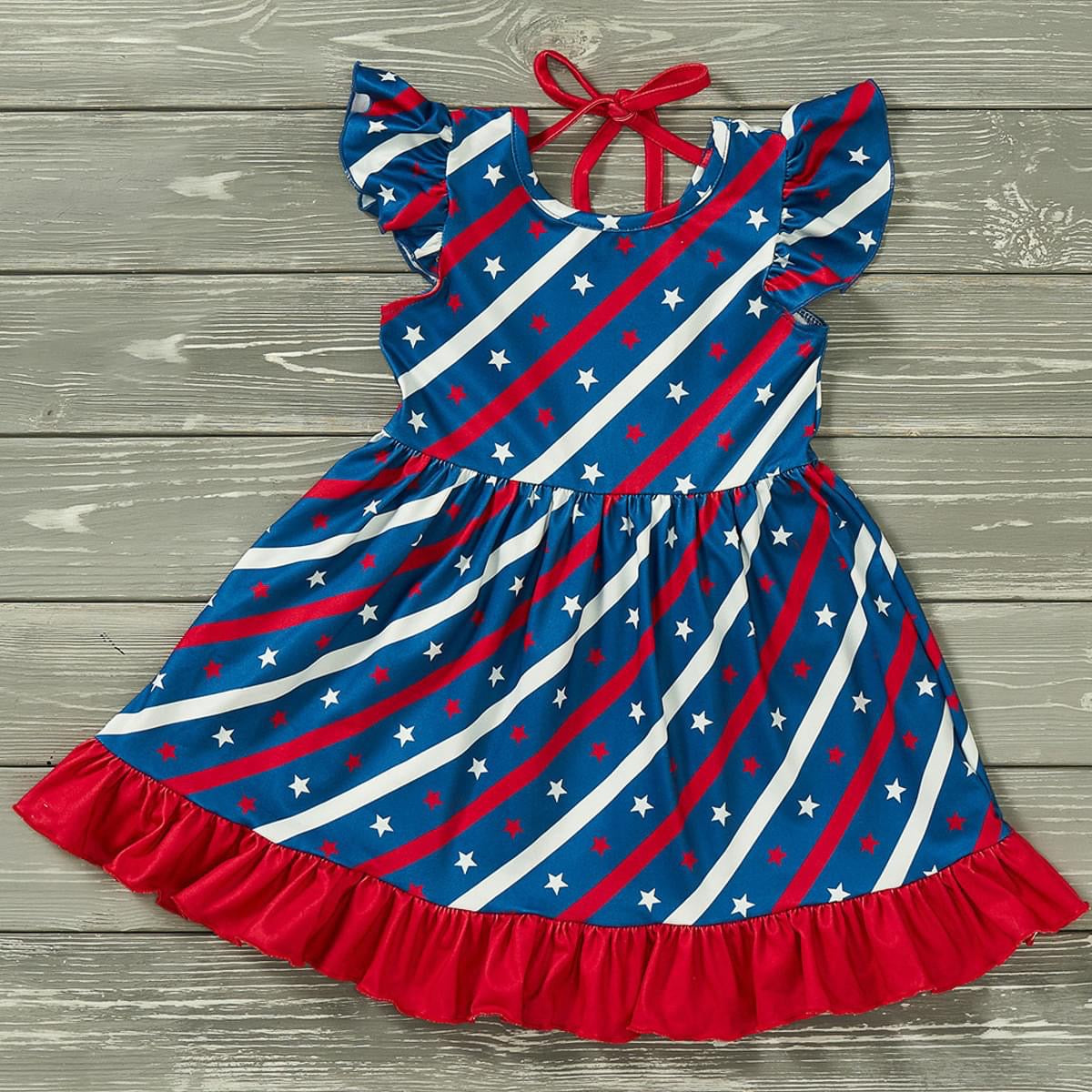 Stars + Stripes Dress by Pete + Lucy