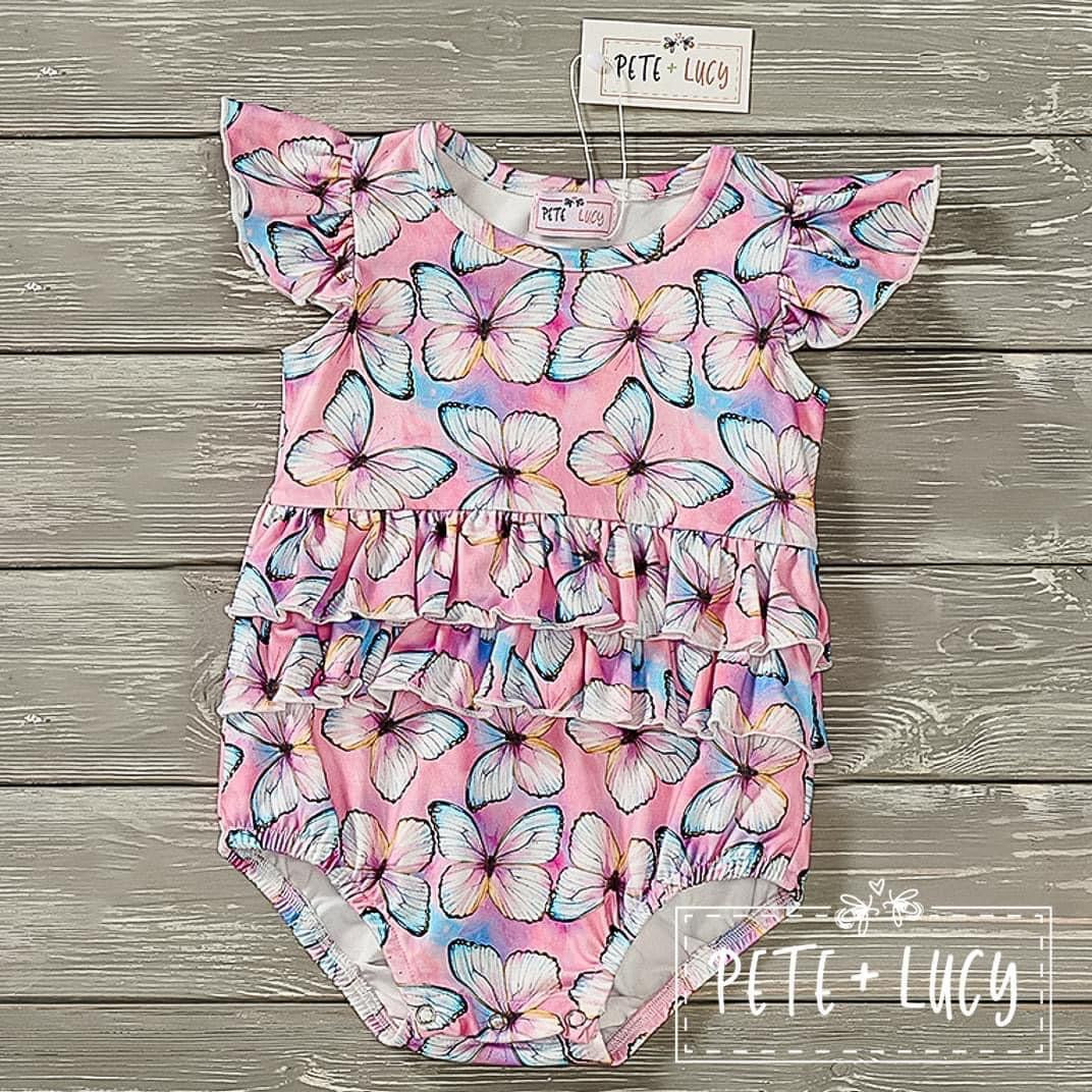 Flutter Away Infant Romper by Pete + Lucy