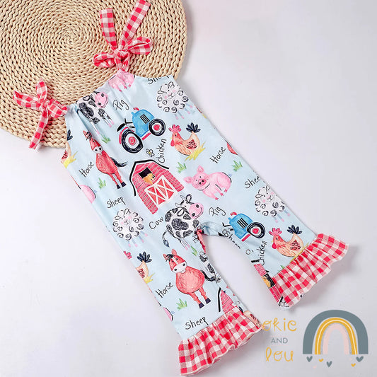 Farm Life- Infant Romper by Okie & Lou