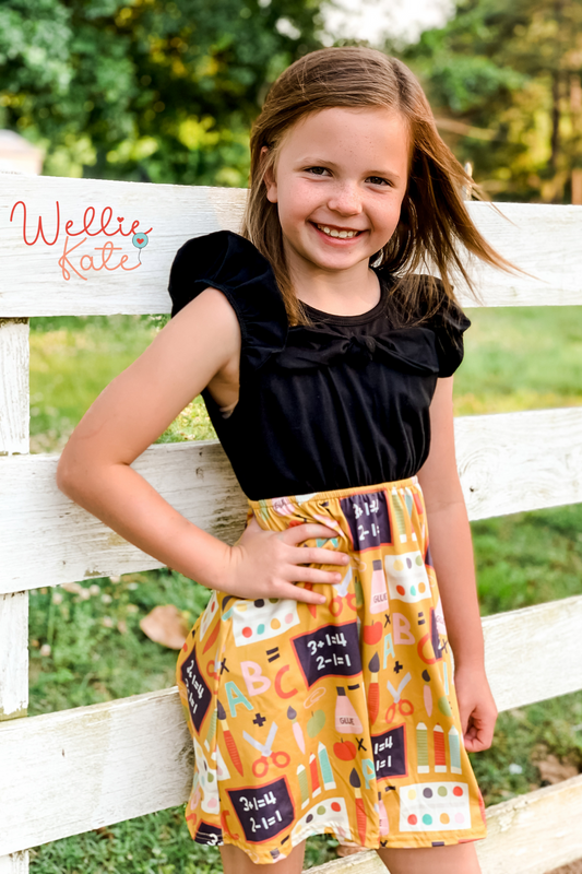Chalkboard Dress by Wellie Kate