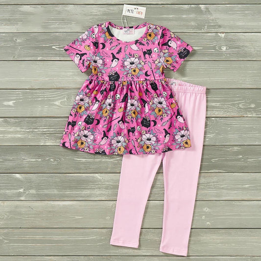 Boo-Jee Short Sleeve Pants Set by Pete + Lucy