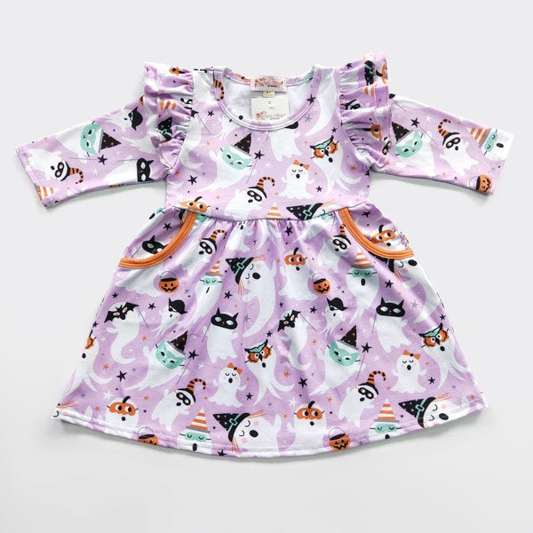 Purple Ghost Dress by Clover Cottage
