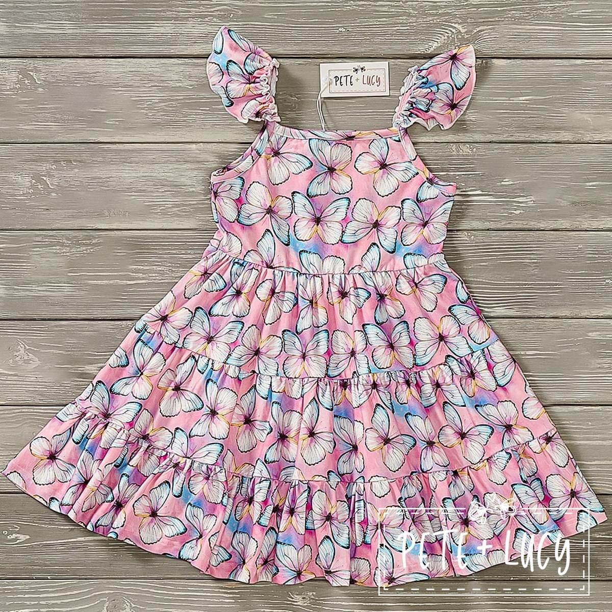 Flutter Away Girls Dress by Pete + Lucy