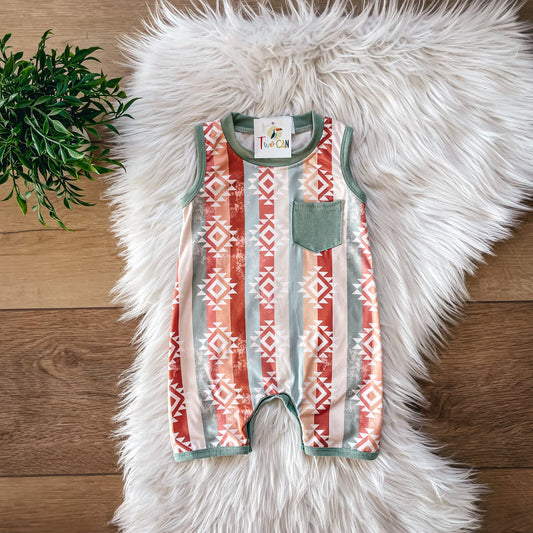 Summer Aztec Romper by TwoCan