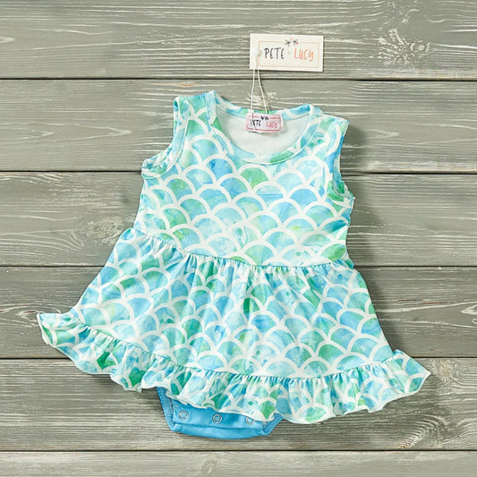 Marvelous Mermaid Infant Romper by Pete + Lucy