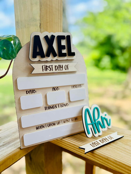 School Sign (Name Only)