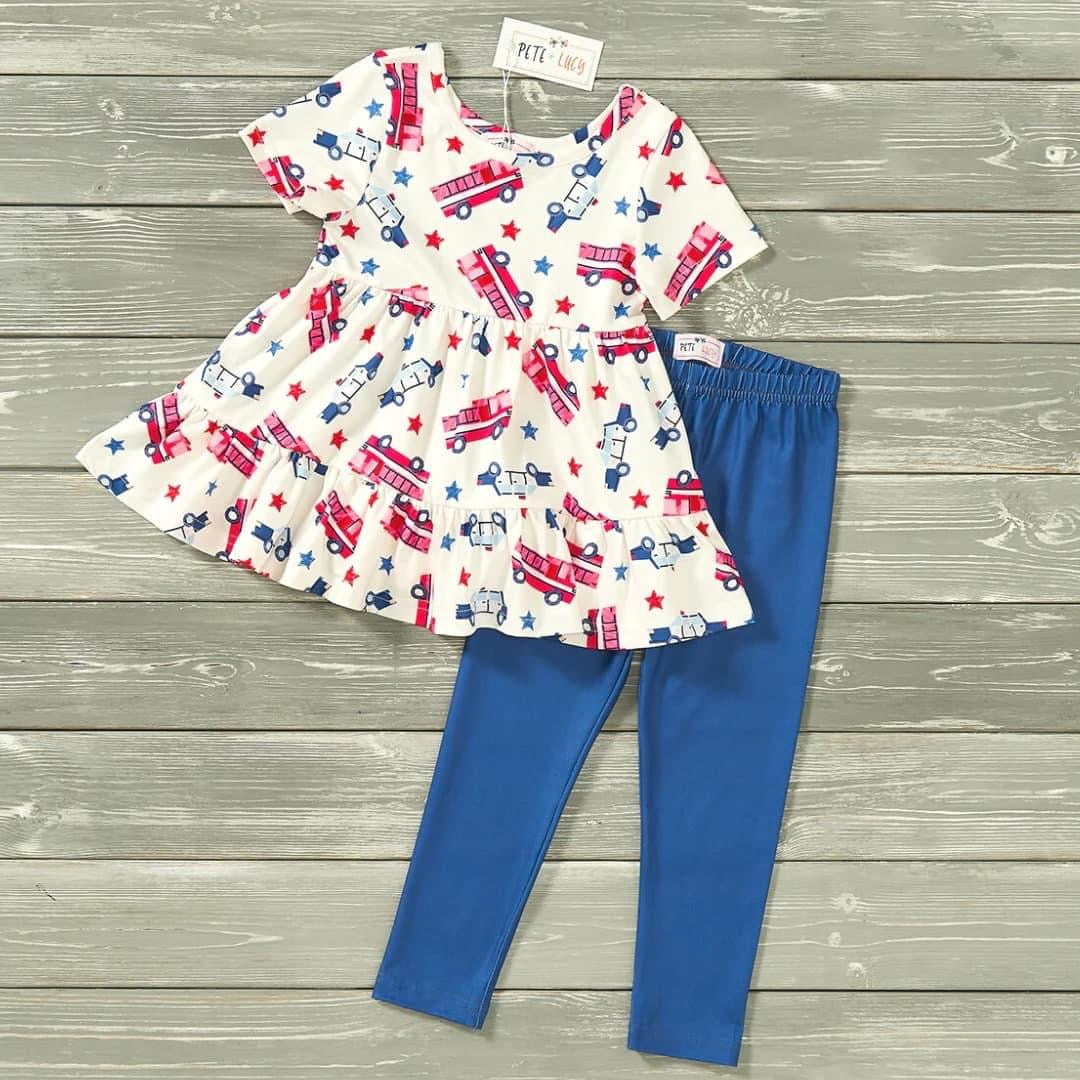 Brave Brigade: Girls Pants Set by Pete + Lucy