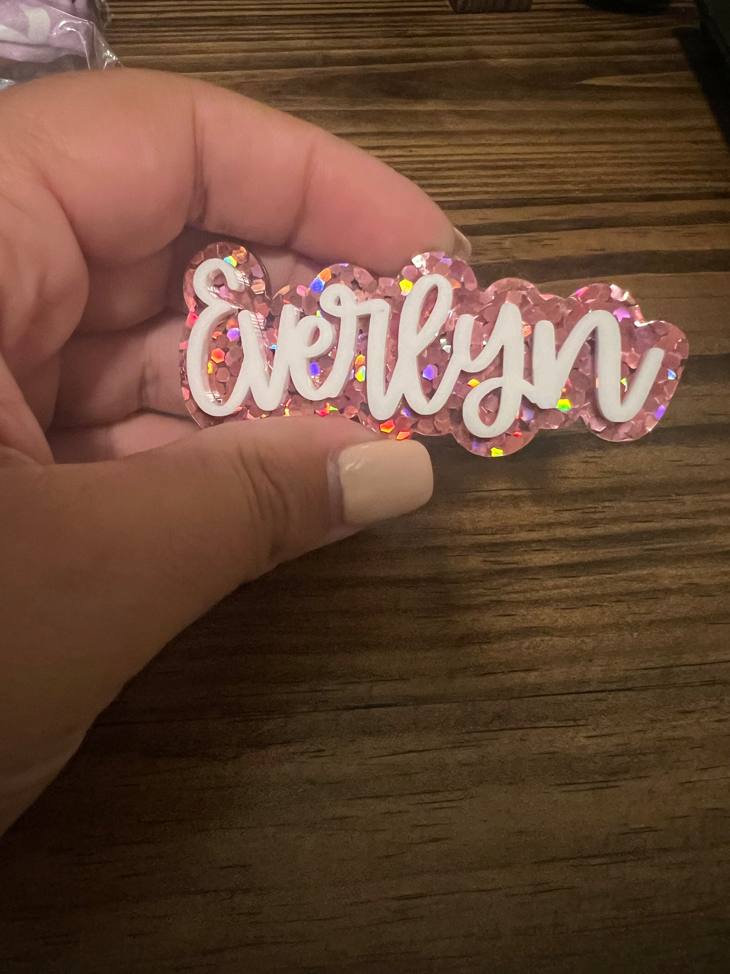 Confetti Hair Clips