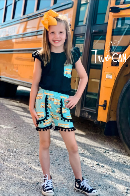 Bus Ride Shorts Set by TwoCan