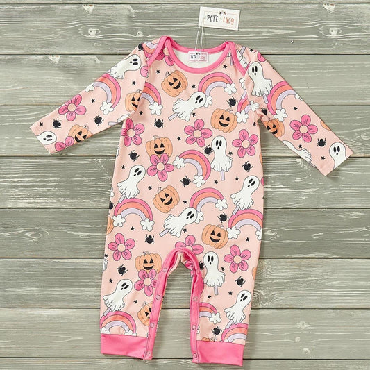 Pre-Order Spooky Doodle Infant Romper by Pete + Lucy