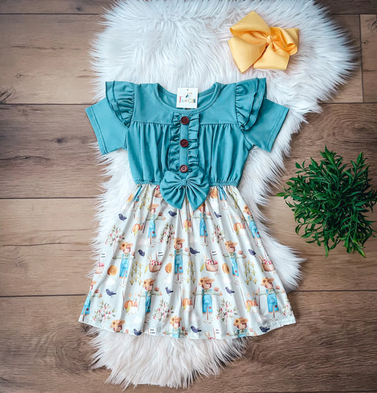 Happy Harvest Short Sleeve Dress by TwoCan