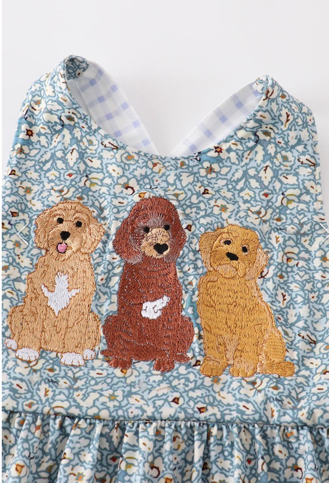 Doodle Embroidered dress by Honeydew
