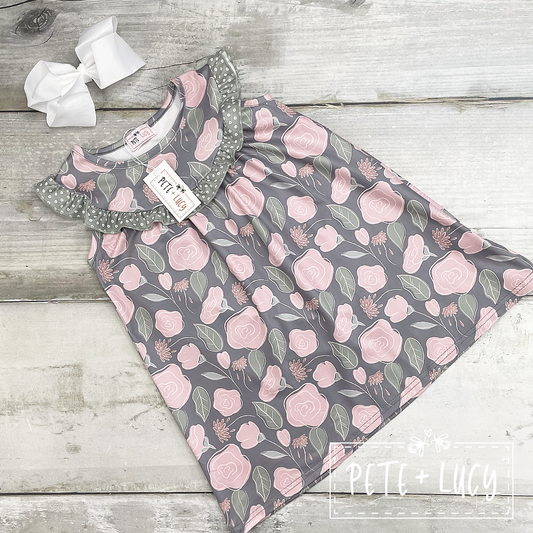 Sage Garden Short Sleeve Dress