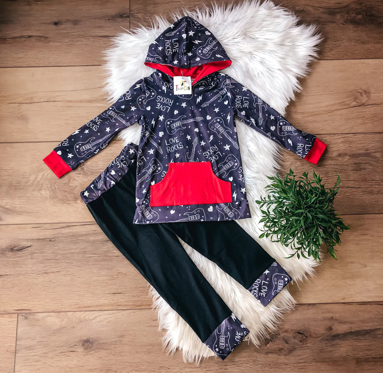 Love Rocks Jogger Set by TwoCan