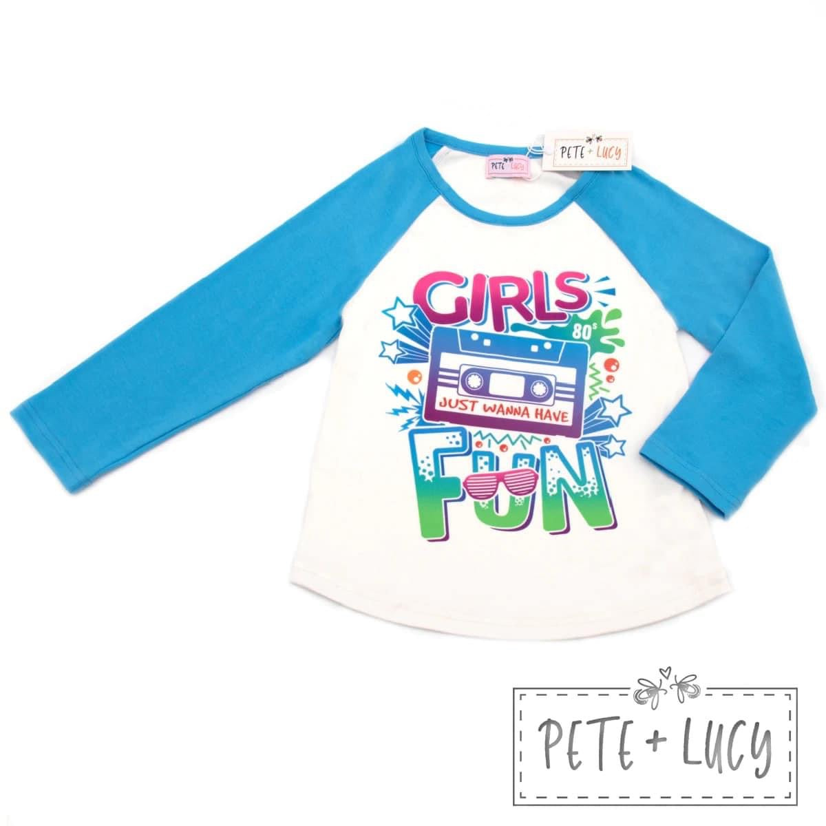 Girls Just Wanna Have Fun Graphic Tee by Pete + Lucy