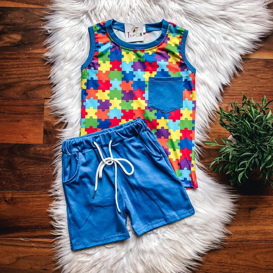 Pre-Order Perfectly Put Together Tank Shorts Set by TwoCan