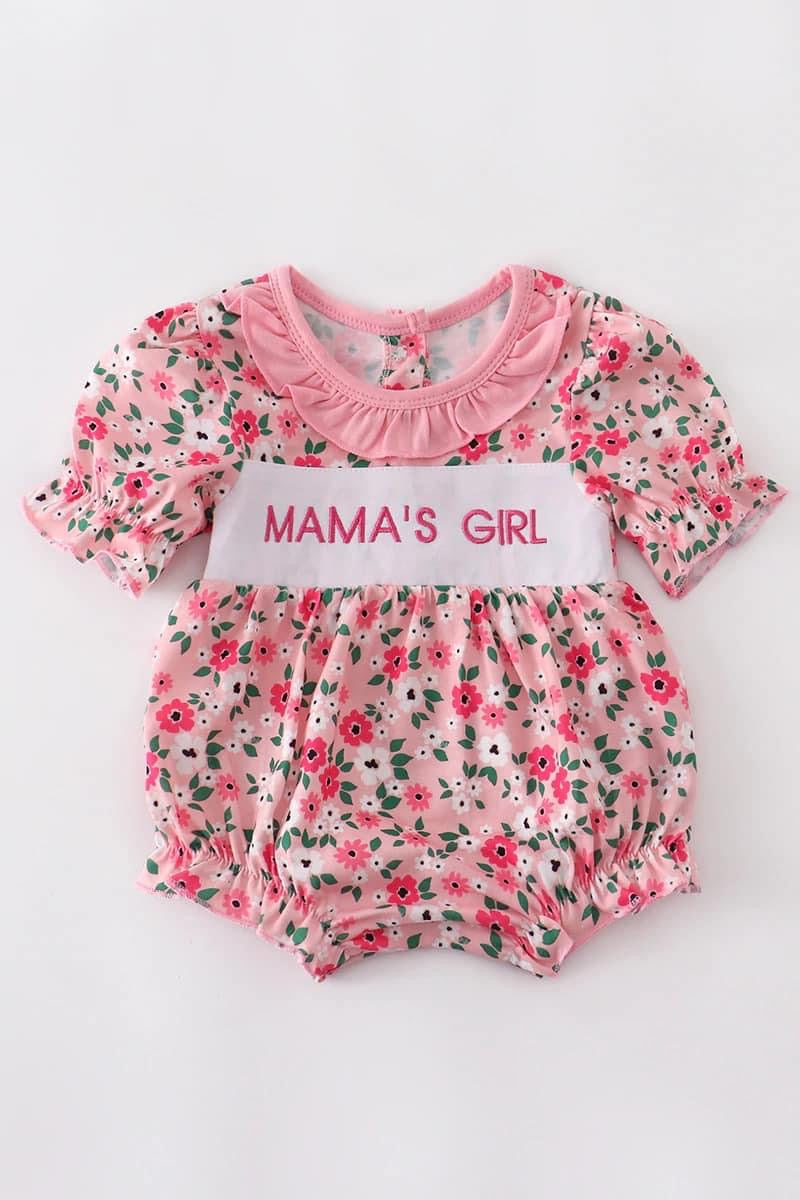 Mamas Girl Pink Floral Jumper by HoneyDew