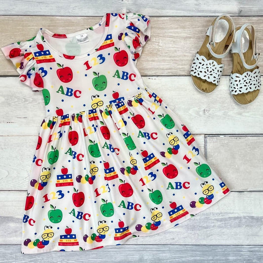 ABC Apples Dress by Okie & Lou