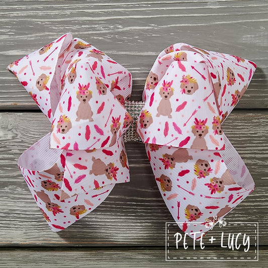 Boho Dogs Deluxe Bow by Pete + Lucy