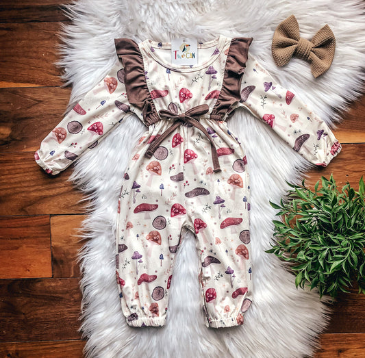 Moody Mushrooms Infant Romper by TwoCan