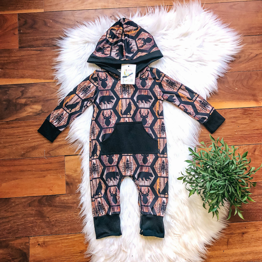 Hunters Lodge Infant Romper by TwoCan
