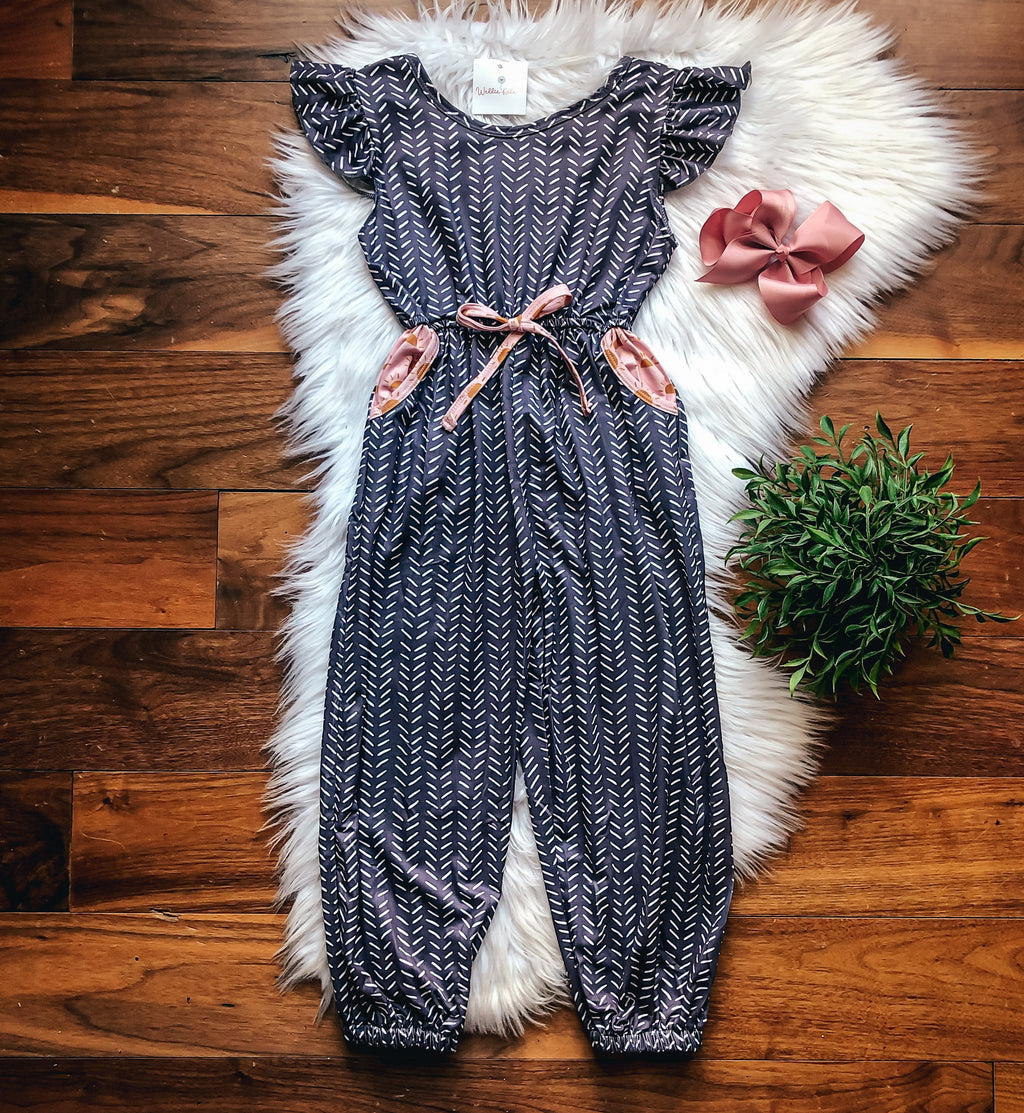 Sunshine Scoop Back Romper by Wellie Kate