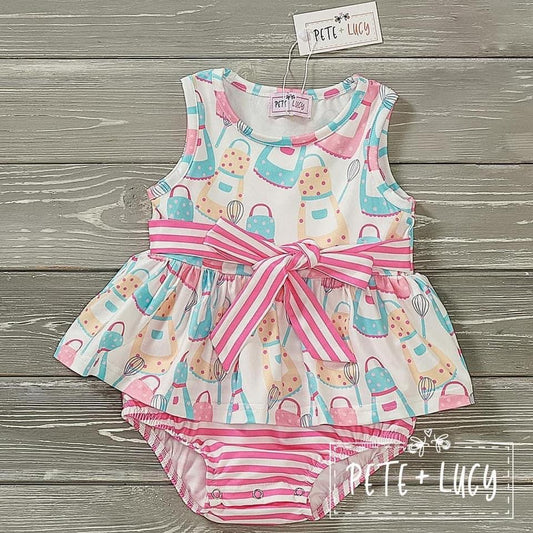 Baking Beauty Infant Romper by Pete + Lucy