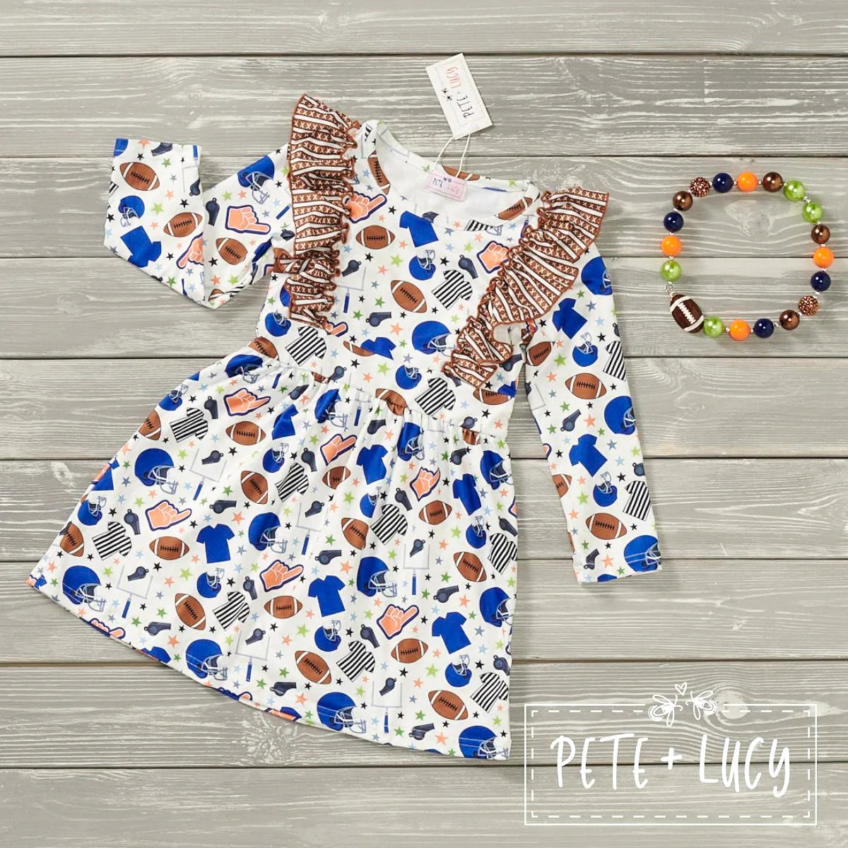 Family Football Dress by Pete + Lucy