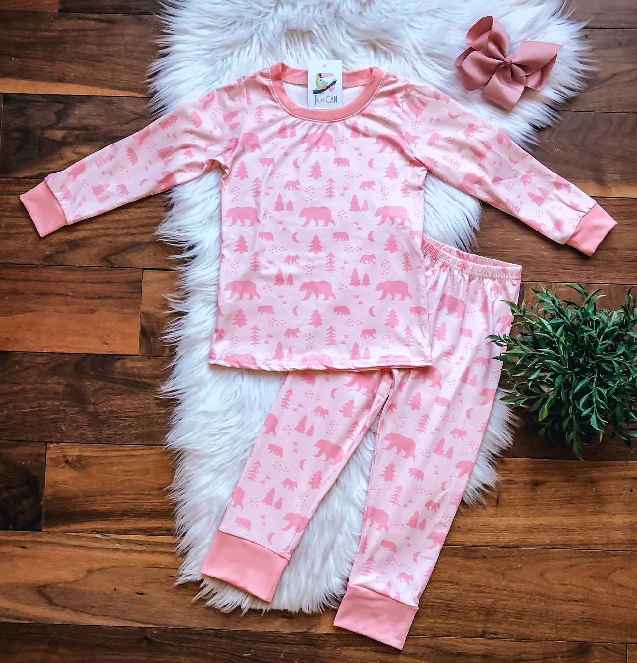 Woodland Loungewear Girls Set by TwoCan