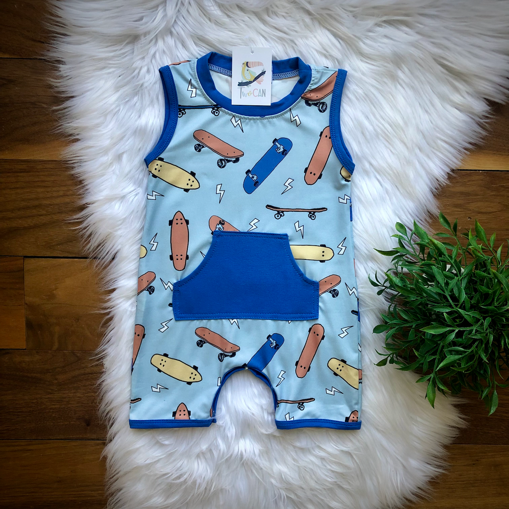 Skater Boy Infant Romper by TwoCan
