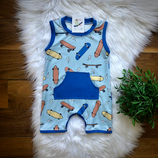 Skater Boy Infant Romper by TwoCan